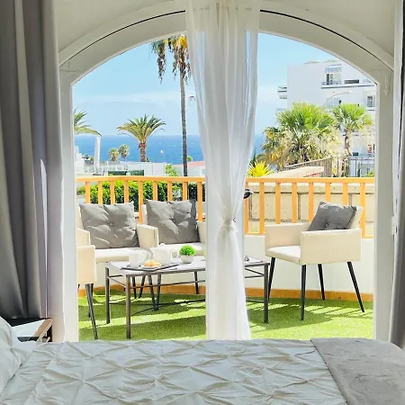 Ocean View Apartment With Heated Pool Near Beach * Costa Adeje (Tenerife)
